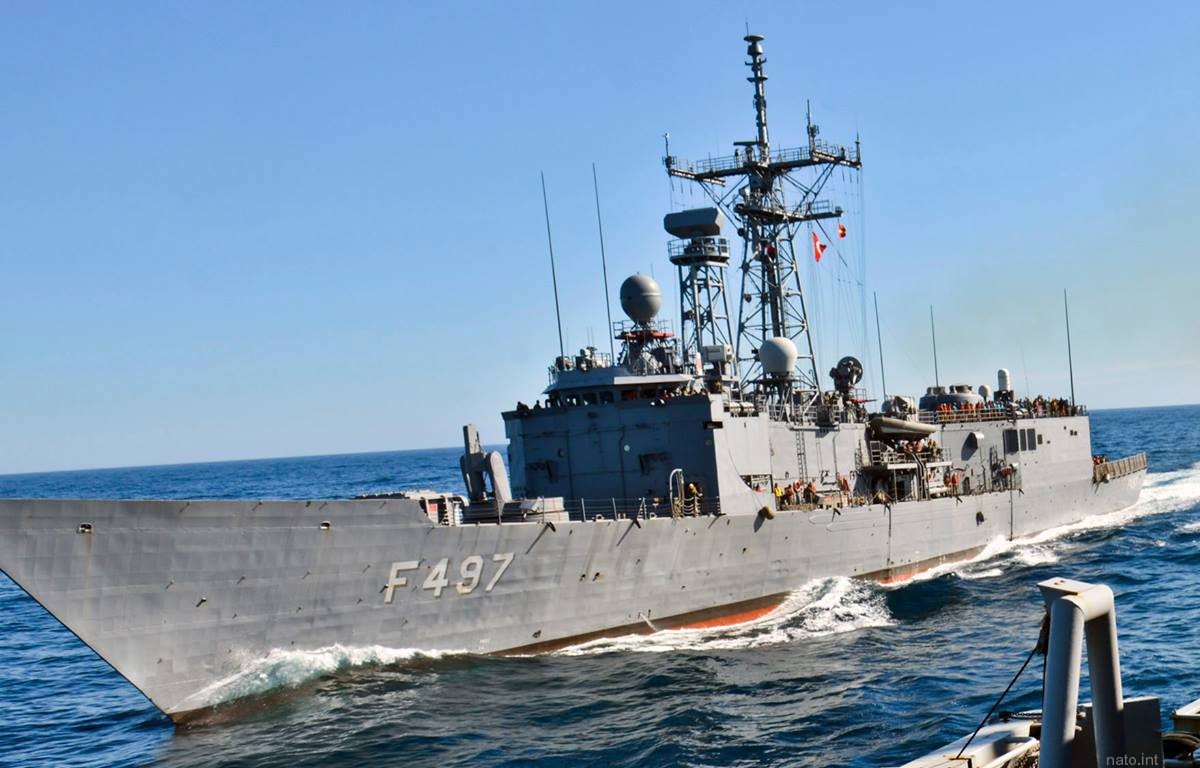 f-497 tcg goksu gabya g-class perry frigate ffg turkish navy türk deniz kuvvetleri 14 mk.41 vertical launching system vls rim-162 essm missile