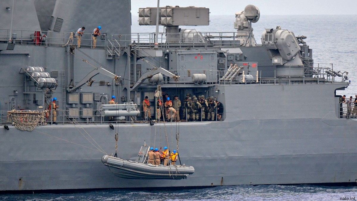 f-243 tcg yildirim yavuz meko-200tn class frigate turkish navy türk deniz kuvvetleri 23 rim-7 sea sparrow sam missile