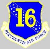 16th Air Force USAFE patch badge crest