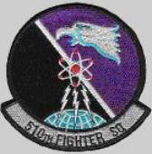 510th Fighter Squadron USAFE patch crest badge Aviano Air Base Italy