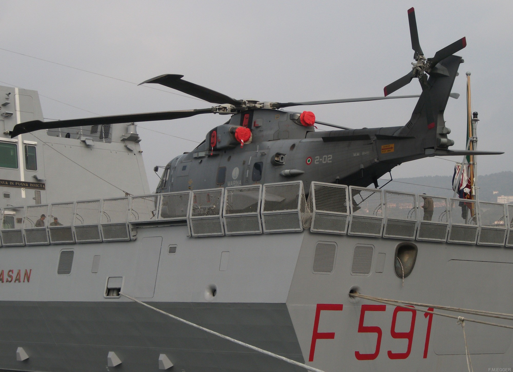 f-591 virginio fasan frigate italian navy marine militare 09 agusta westland sh-101a eh101 helicopter
