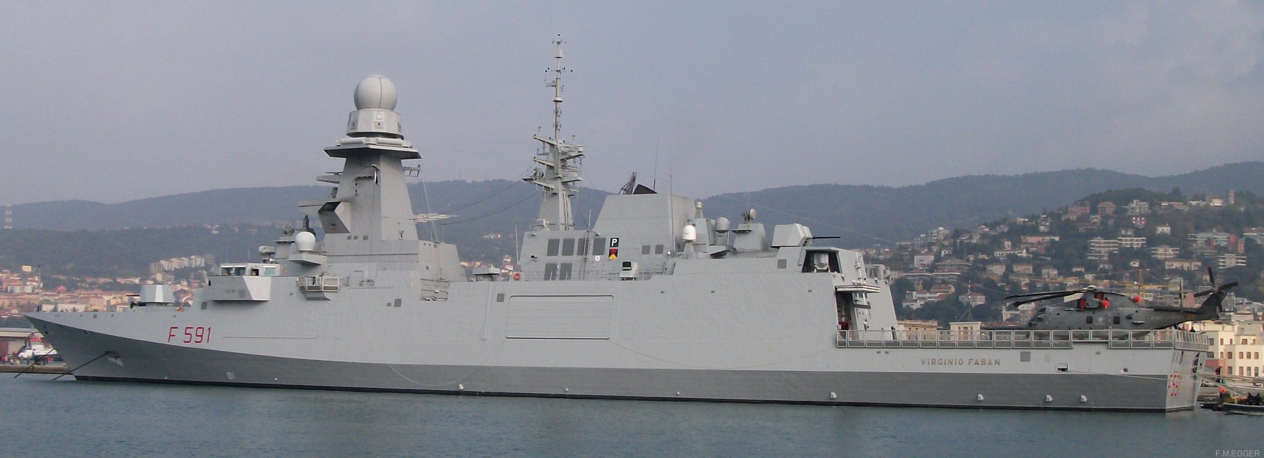 f-591 virginio fasan fremm bergamini class frigate italian navy marine militare 13 port visit trieste