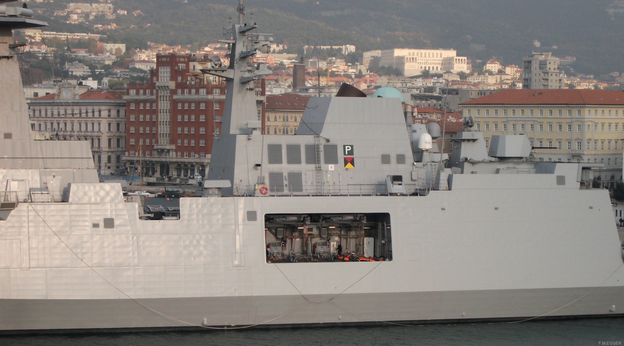 f-591 virginio fasan its nave bergamini fremm class guided missile frigate italian navy marina militare x39 trieste port