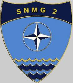 standing nato maritime group snmg 2 crest insignia