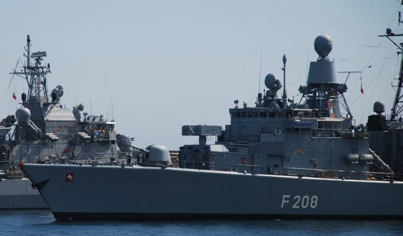 f 208 fgs niedersachsen bremen class frigate ponta delgada azores 2014