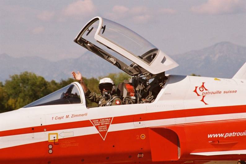 Patrouille Suisse - Captain Zimmerli