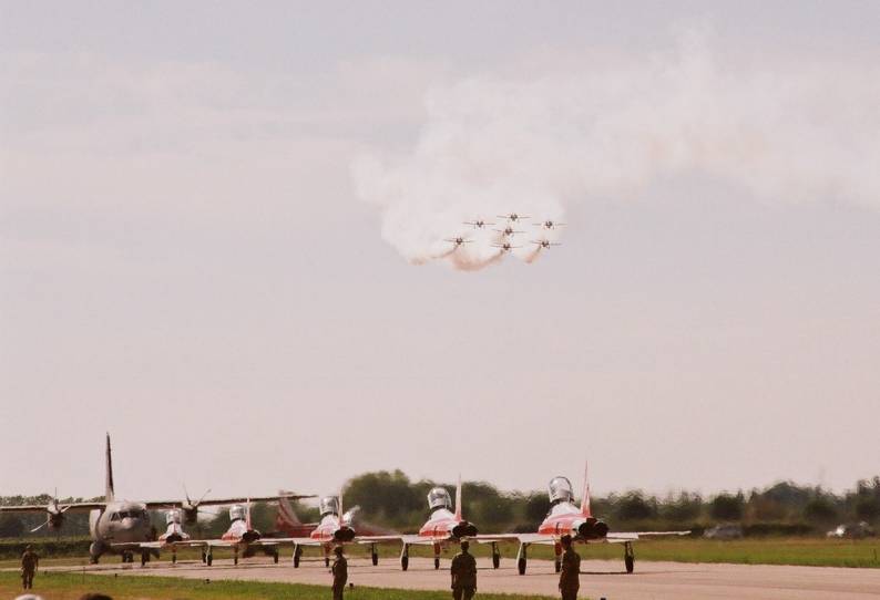 Patrouille Suisse and Patrulla Aguila