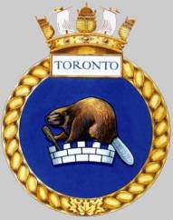 ffh 333 hmcs toronto crest insignia patch badge royal canadian navy