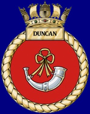 hms duncan d37 insignia crest patch badge type 45 daring class destroyer royal navy 02x