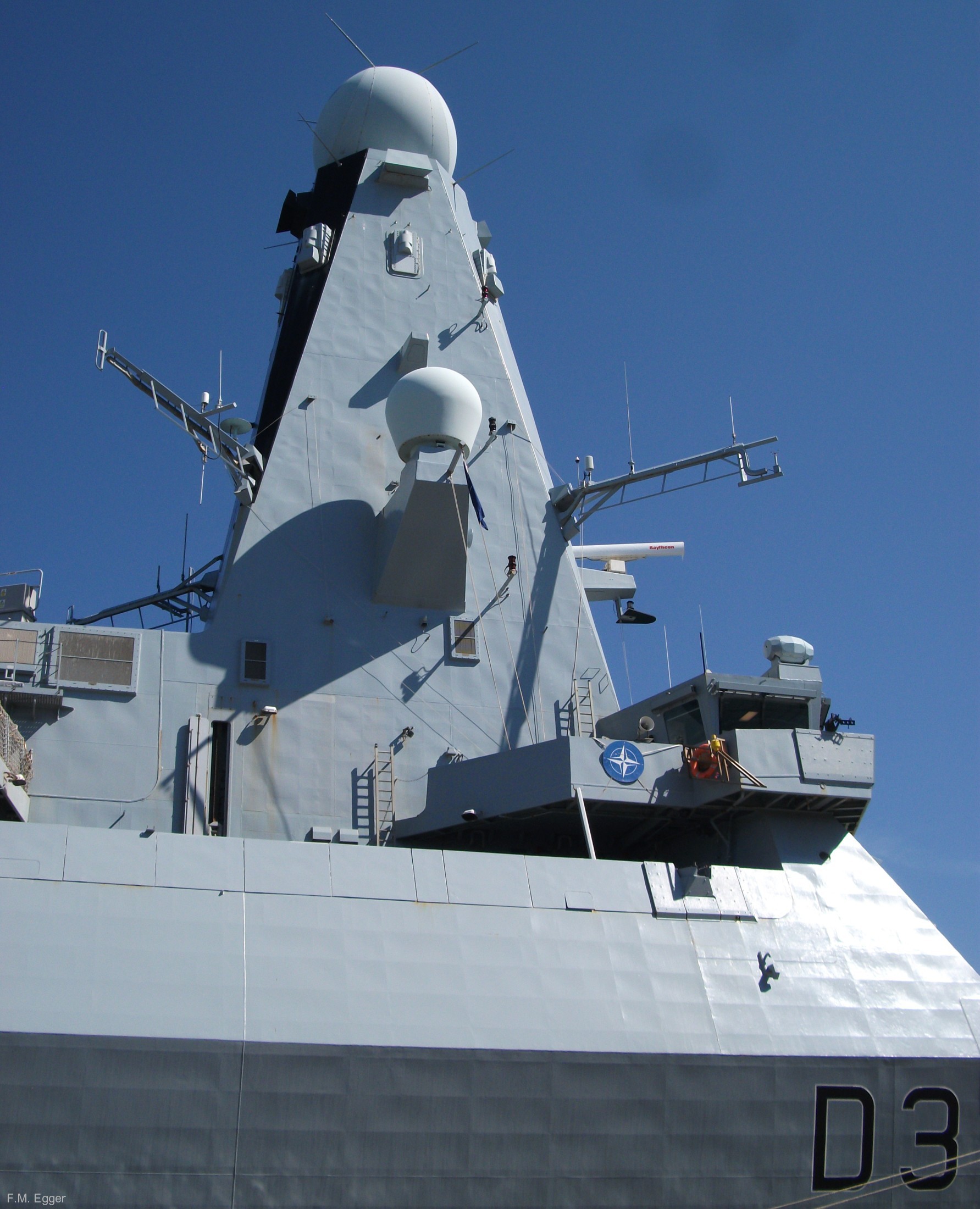 hms duncan d-37 type 45 daring class guided missile destroyer royal navy nato snmg-2 trieste 13