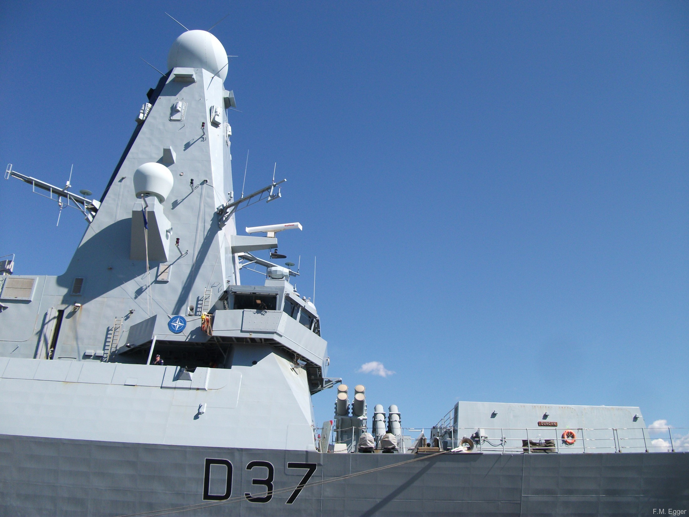 hms duncan d-37 royal navy destroyer nato standing maritime group snmg-2 trieste 17