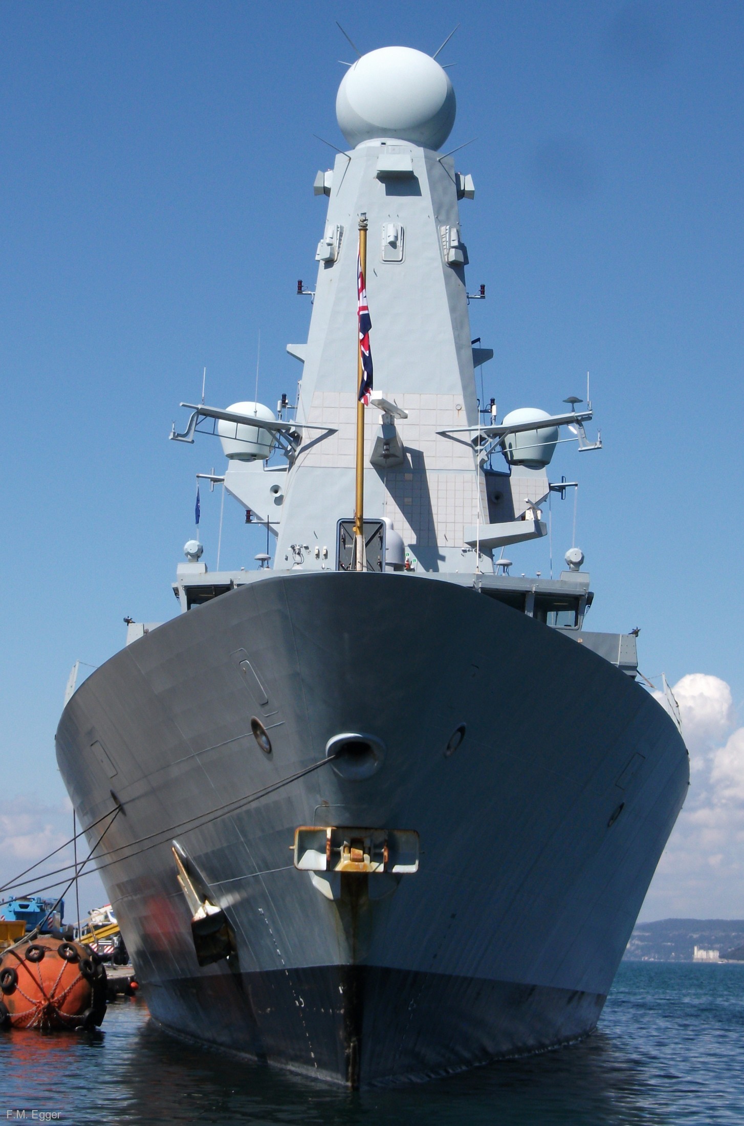 hms duncan d-37 destroyer royal navy nato snmg-2 trieste 35