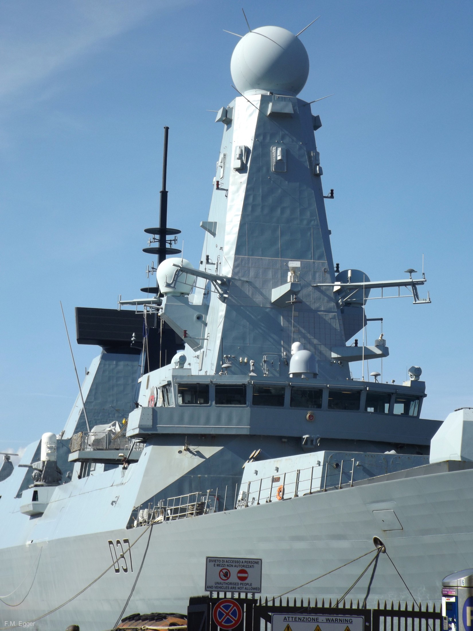 hms duncan d-37 destroyer royal navy nato snmg-2 trieste 42