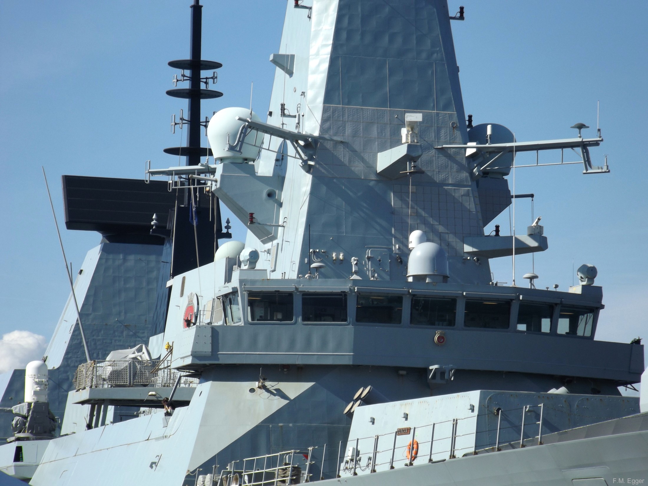 hms duncan d-37 destroyer royal navy nato snmg-2 trieste 43