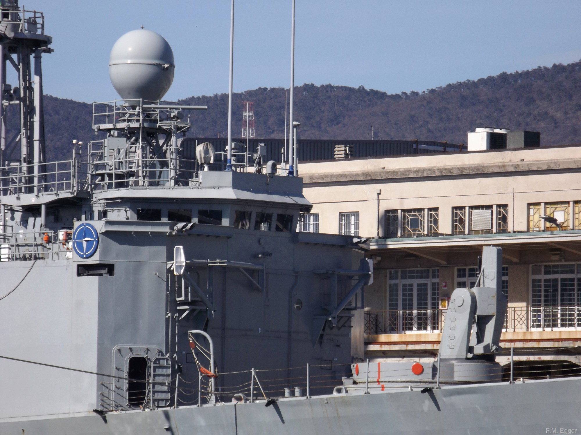 esps victoria f-82 santa maria class frigate ffg spanish navy nato snmg-2 trieste 19b