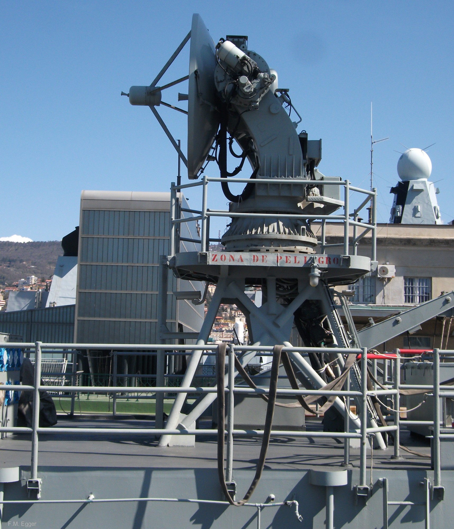 santa maria f80 class guided missile frigate spanish navy armada 21 an/spg-60 stir fire control radar