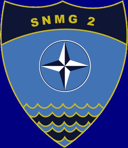 standing nato maritime group snmg-2 crest insignia patch badge 02x