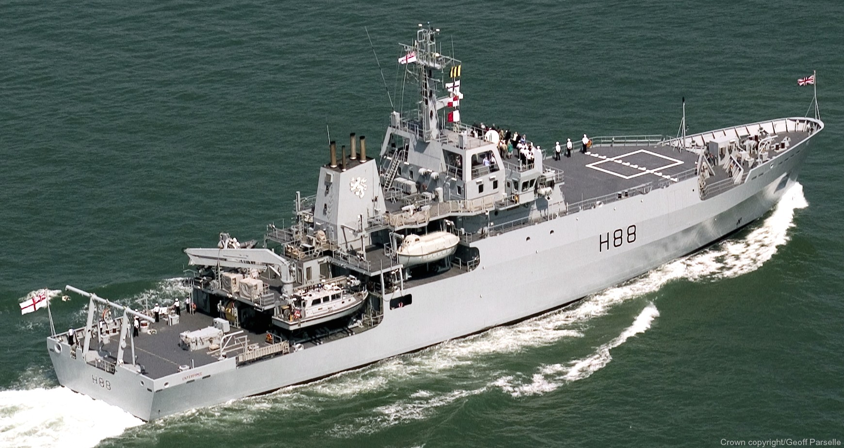 h88 hms enterprise echo class hydrographic and oceanographic survey ship royal navy 02x