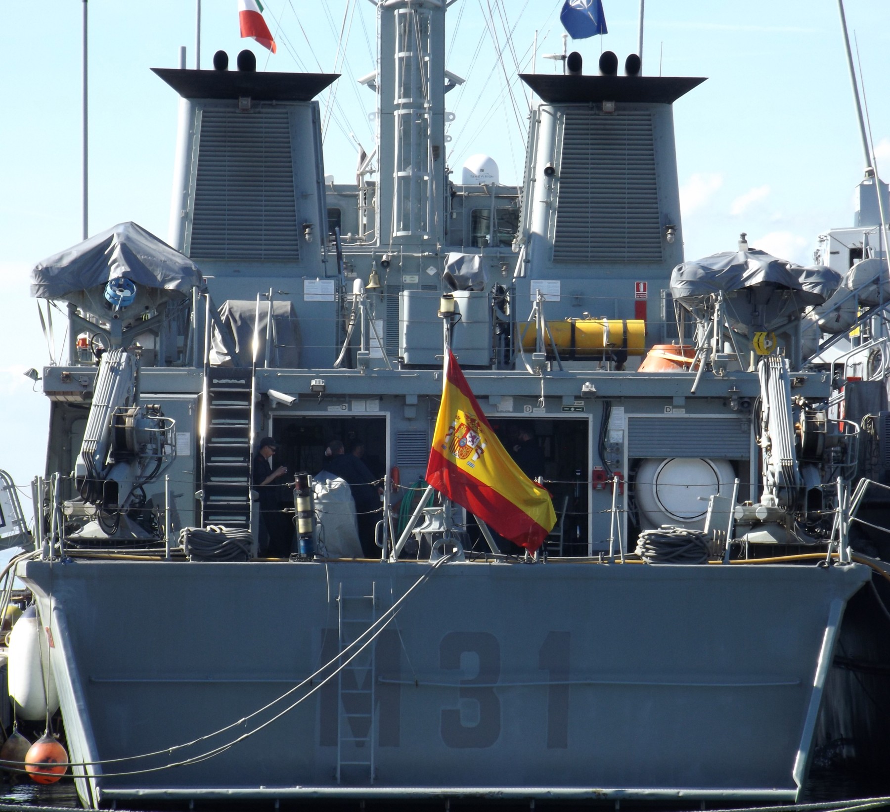 esps segura m31 class minehunter spanish navy nato snmcmg-2 trieste italy 05