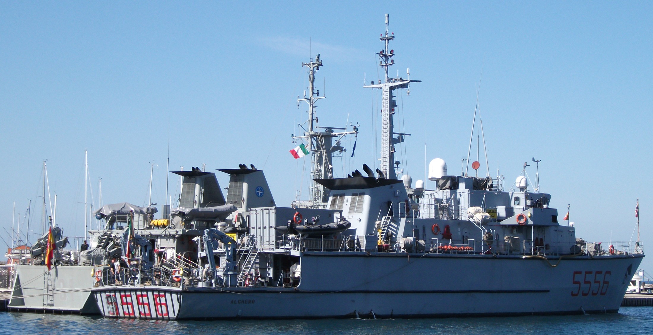 m5556 its alghero gaeta class minehunter nato snmcmg-2 trieste italy 02