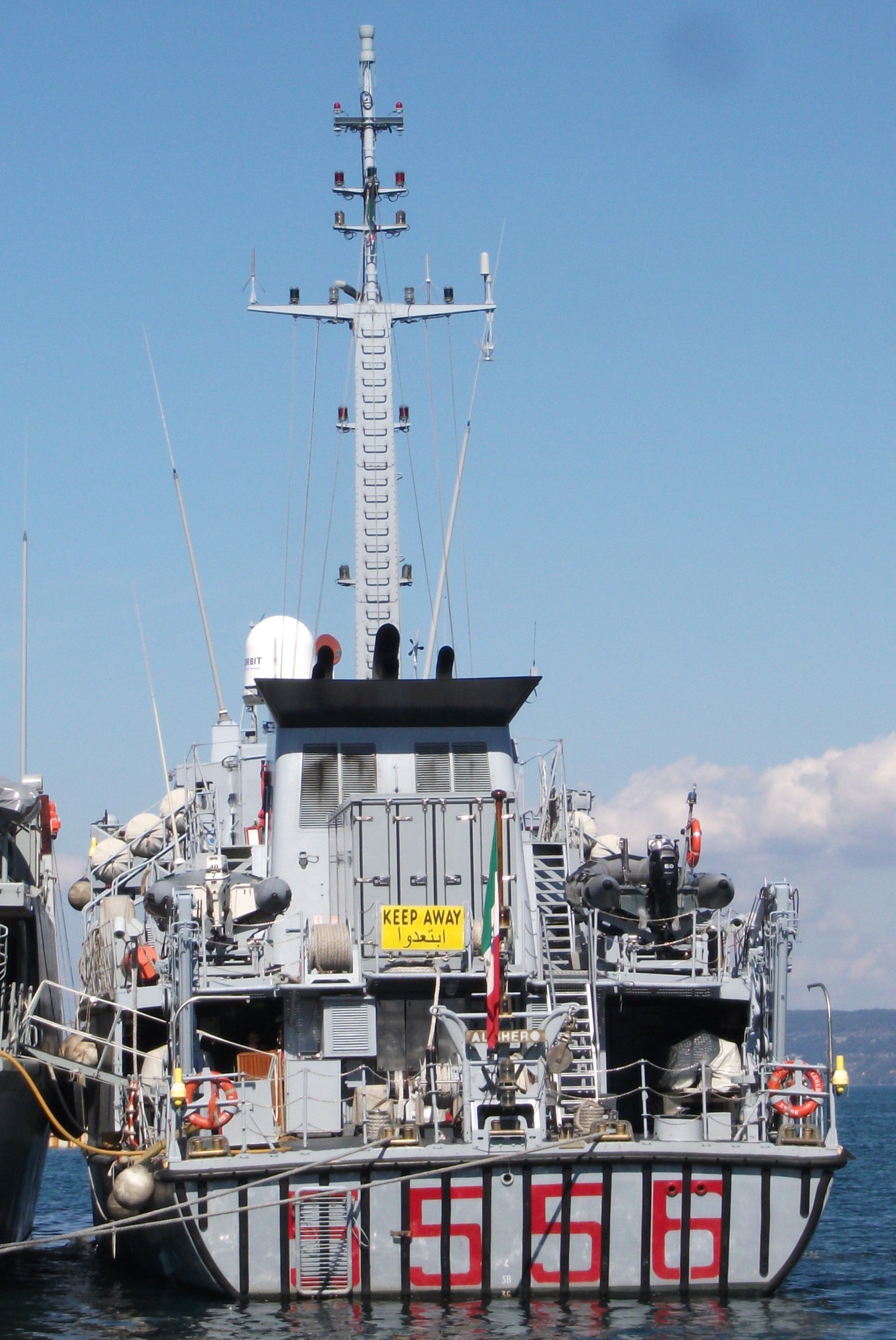 m5556 its alghero gaeta class minehunter nato snmcmg-2 trieste italy 06