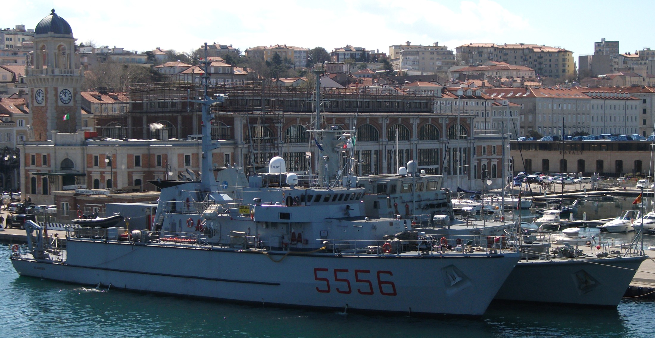 m5556 its alghero gaeta class minehunter nato snmcmg-2 trieste italy 11