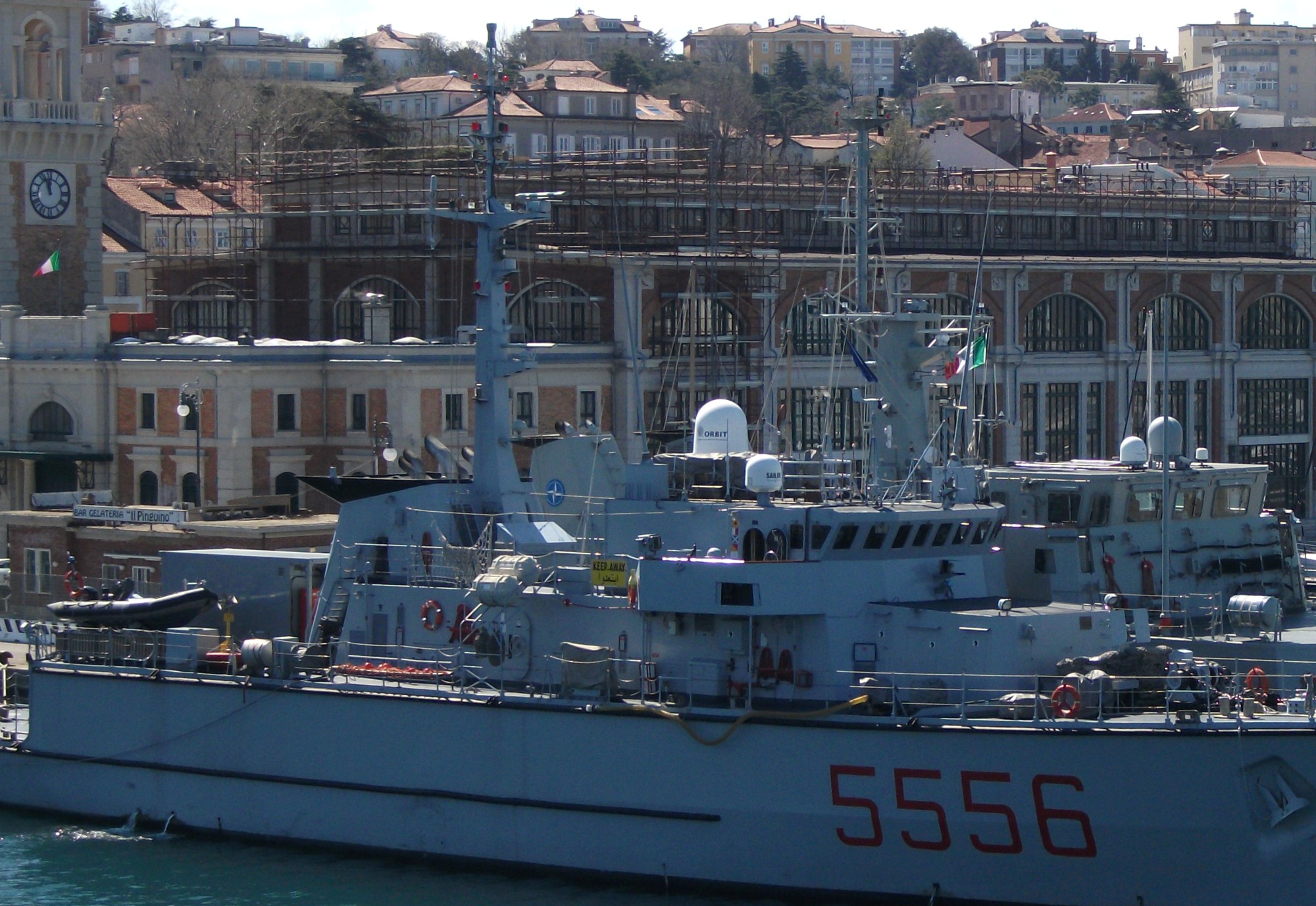 m5556 its alghero gaeta class minehunter nato snmcmg-2 trieste italy 12