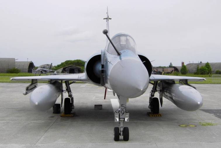 French Air Force Mirage 2000C RDM (2-EV). Armeé de l'Air EC 1/2 - Escadron de Chasse 01.002 "Cigognes" - Dijon Air Force Base. Erding Open Day 2006.