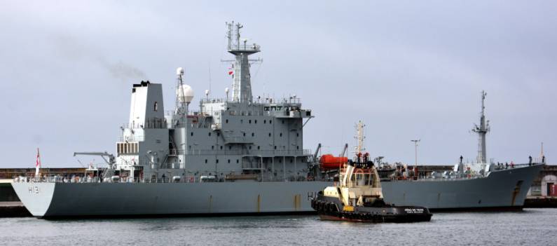 h-131 hms scott royal navy ocean survey vessel