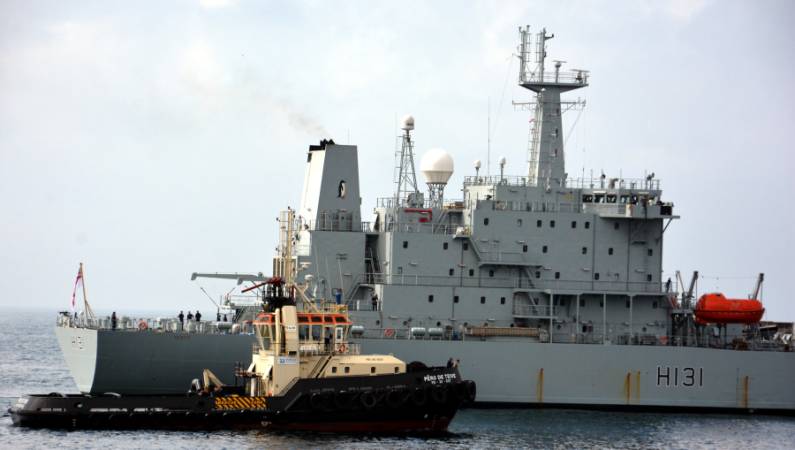hms scott h-131 royal navy ponta delgada azores