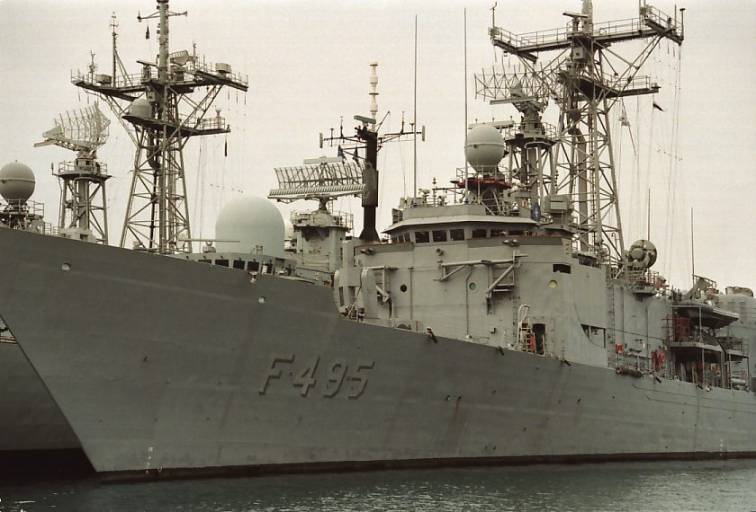 TCG Gokova (F 496) - Standing NATO Response Force Maritime Group 2 / SNMG-2. Trieste, Italy - February 2006.