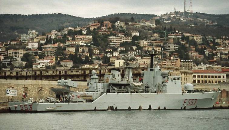ITS Danaide (F 553) - Trieste, Italy - February 2006.
