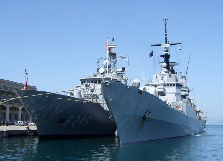 TCG Salihreis F 246 - ITS Euro F 575 / SNMG-2 - Trieste, Italy - April 2008