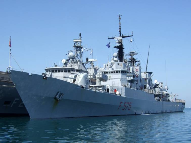 TCG Salihreis F 246 - ITS Euro F 575 / SNMG-2 - Trieste, Italy - April 2008