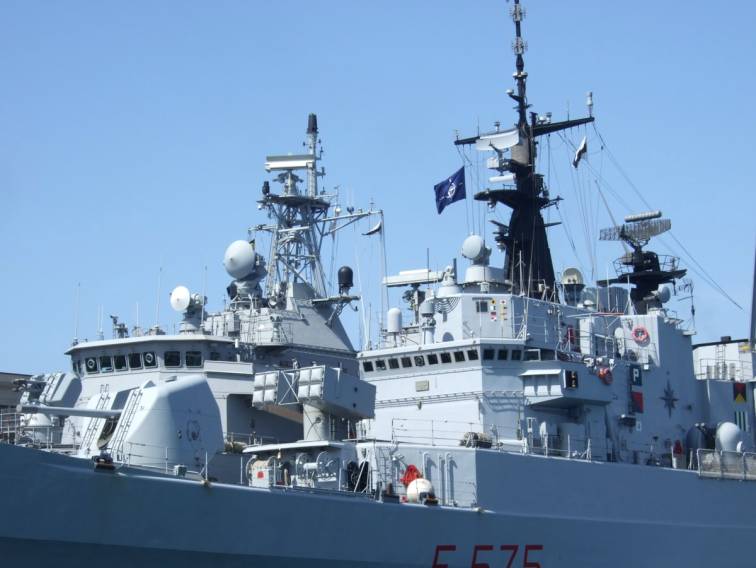 TCG Salihreis F 246 - ITS Euro F 575 / SNMG-2 - Trieste, Italy - April 2008