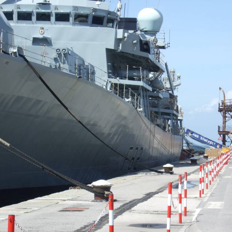 HMS Somerset F 82 / SNMG-2 - Trieste, Italy - April 2008
