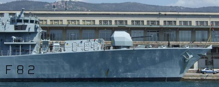 HMS Somerset F 82 / SNMG-2 - Trieste, Italy - April 2008