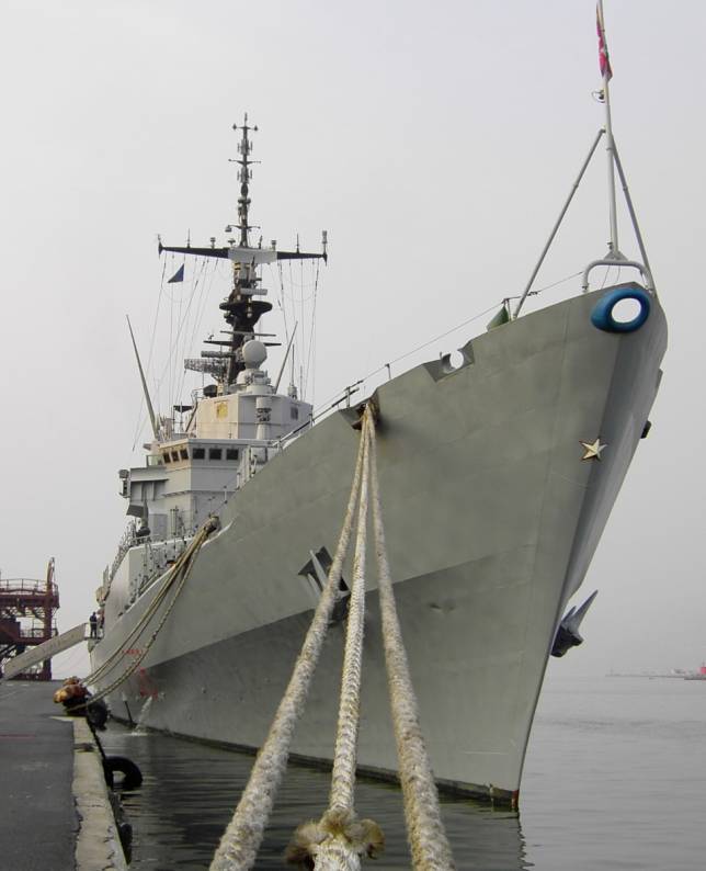 ITS Espero F 576 - Italian Navy Maestrale class frigate - NATO standing naval force mediterranean - STANAVFORMED - Trieste, Italy - November 2004