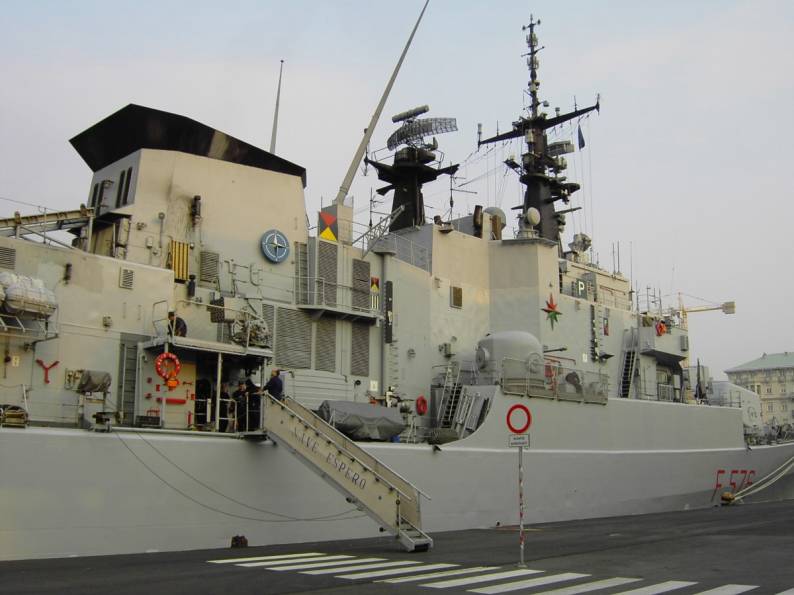 ITS Espero F 576 - Italian Navy Maestrale class frigate - Trieste, Italy - November 2004