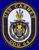 ddg 64 uss carney crest patch insignia