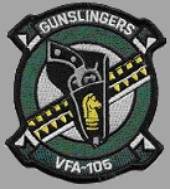 Strike Fighter Squadron 105 / VFA-105 "Gunslingers" - patch crest