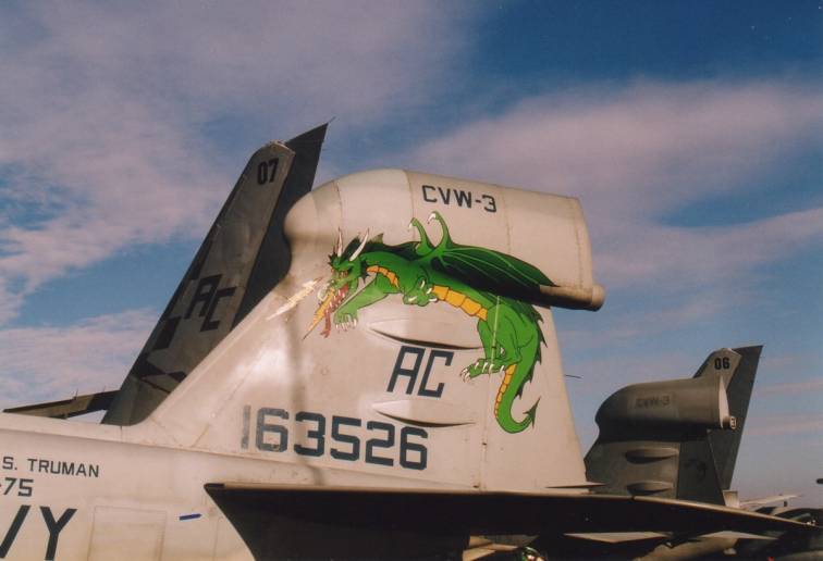 E/A-6B "Prowler" - Electronic Attack Squadron 130 / VAQ-130 "Zappers" - CVW-3 - USS Harry S. Truman CVN 75 - Koper, Slovenia - February 2003