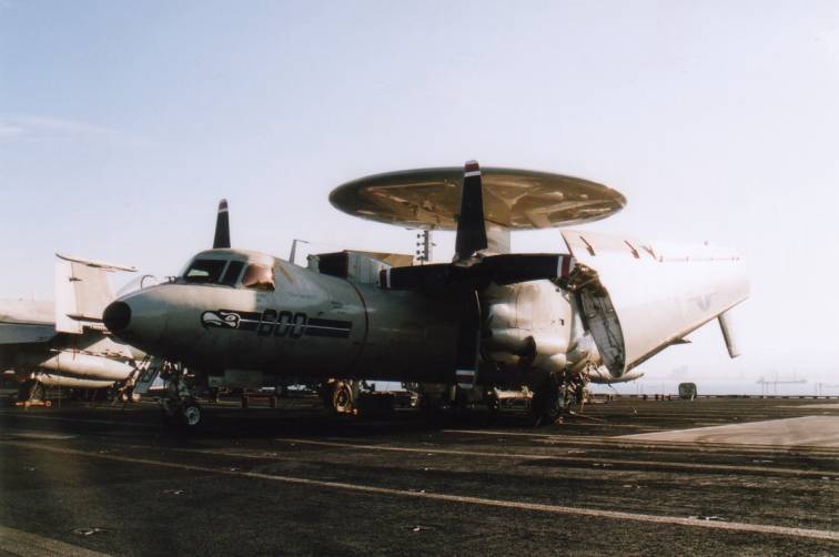 E-2C "Hawkeye" - Airborne Early Warning Squadron 126 / VAW-126 "Seahawks" - USS Harry S. Truman CVN 75 - Koper, Slovenia - February 2003