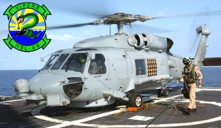 HSL-48 Vipers - Helicopter Antisubmarine Squadron Light 48 - SH-60 Seahawk - USS Hue City CG 66