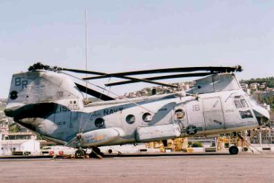 USS Kearsarge LHD-3 - Amphibious Assault Ship - CH-46 Sea Knight of HMM-255 - Rijeka, Croatia - 2001