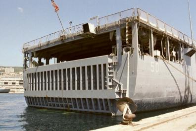 USS Carter Hall LSD-50 - Dock Landing Ship - Rijeka, Croatia - 2001