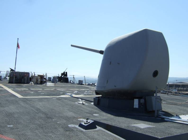 Mk-45 gun mount USS McFaul DDG 74