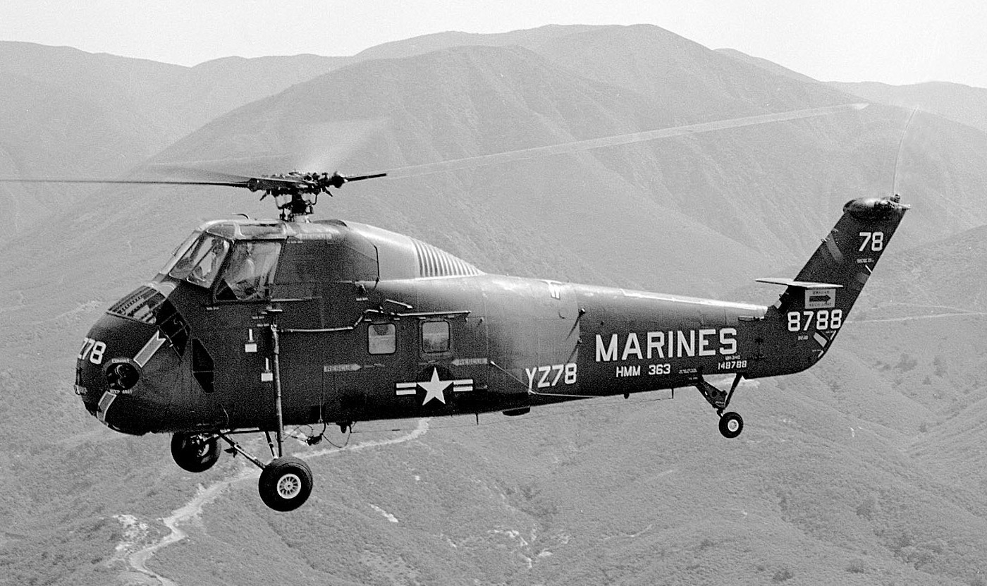 hmm-363 red lions marine medium helicopter squadron usmc sikorsky uh-34d seahorse 07