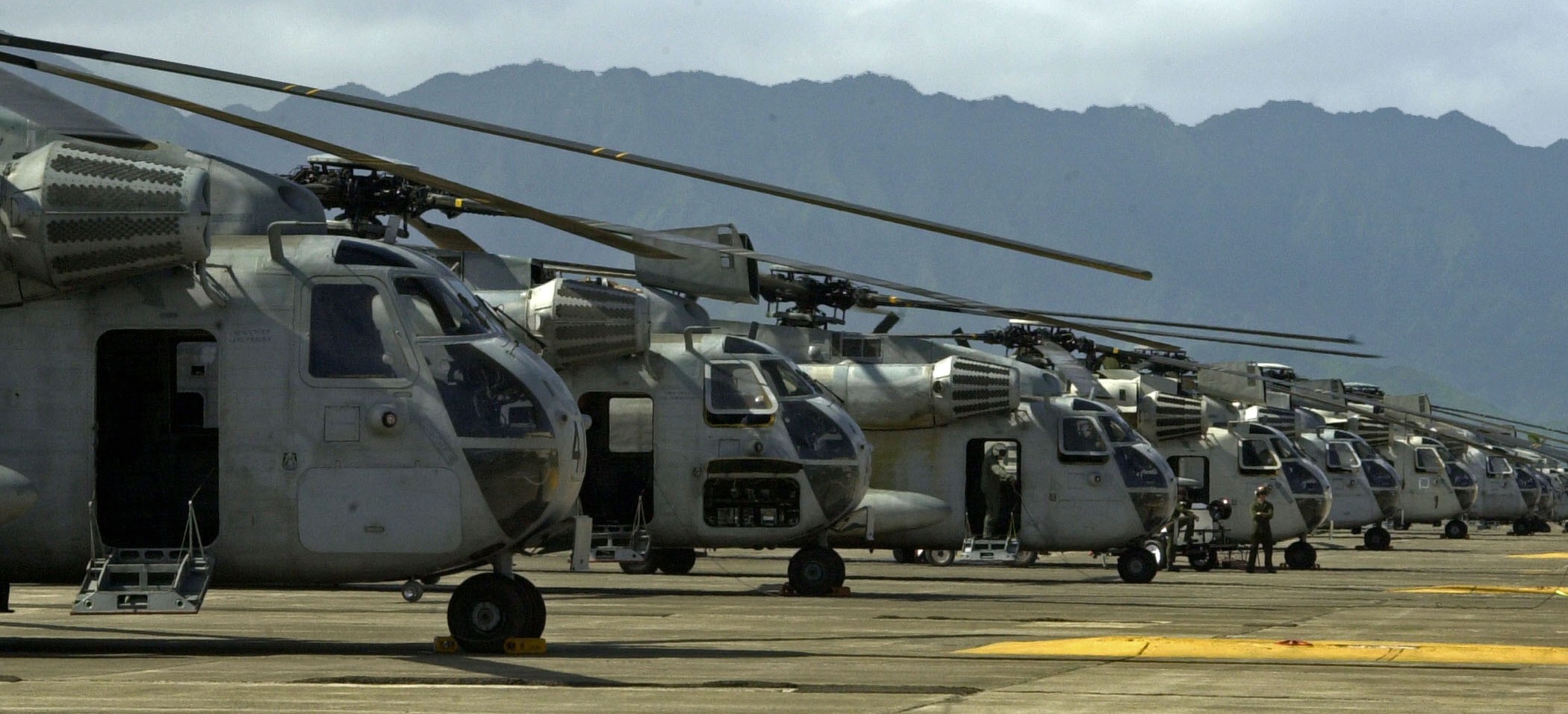 hmh-363 red lions marine heavy helicopter squadron usmc sikorsky ch-53d sea stallion 08 mcb hawaii kaneohe bay