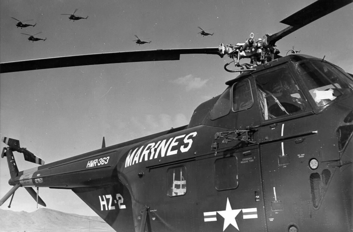 hmr-363 red lions marine helicopter transport squadron usmc sikorsky hrs-1 operation teapot nuclear tests nevada 1955